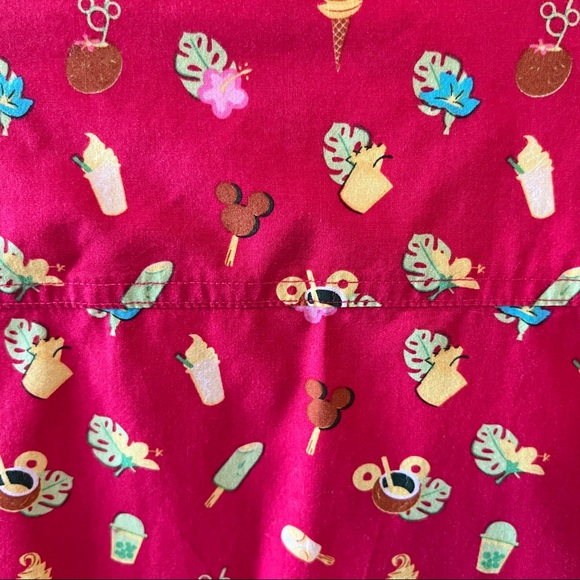 Disney Parks Aloha Polynesian Snacks & Treats Button Down Shirt, Sz Med - Picture 5 of 7